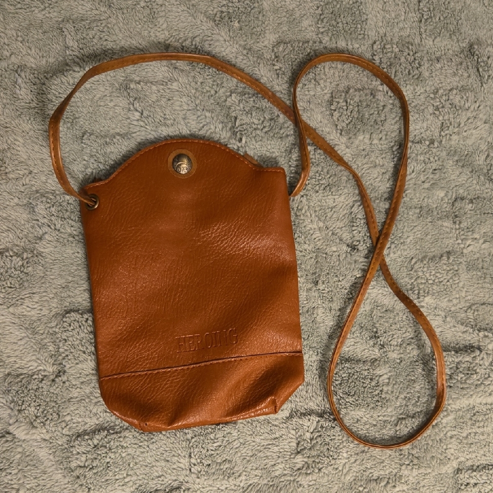 Brown Leather Crossbody Bag